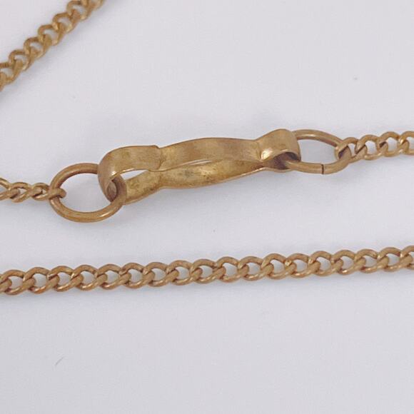 Vintage Mother of Pearl Heart Photo Locket Necklace 50s Hand Painted Mom Gift - Picture 12 of 16